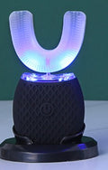 U Shape Cold Light Automatic Toothbrush - Black